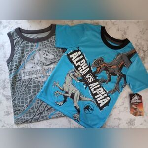 2 Jurassic World Shirts Size 4